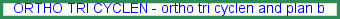 Cost of ortho tricyclen